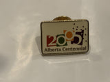 2005 Alberta Centennial Logo Lapel Hat Pin BK
