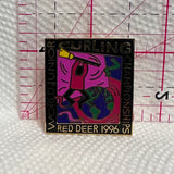 World Junior Curling Championship Red Deer 1996  Lapel Pin