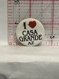I Love Casa Grande Arizona Button Pinback