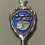 The Windy City Chicago Shovel Collectable Souvenir Spoon DI