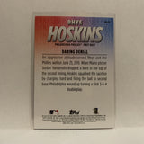 RH-27 Rhys Hoskins Daring Denial Philadelphia Phillies 2020 Topps Series 1 Baseball Card IB