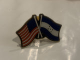 USA Honduras Friendship Flags Lapel Hat Pin DQ