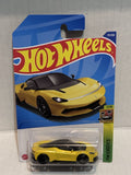 Yellow Automobili Pininfarina Battista HW Exotics2/10 171/250 HCV89 2021 Hot Wheels Diecast Car