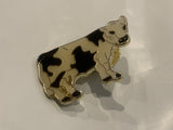 Black & White Holstein Dairy Cow Lapel Hat Pin BK