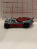 Red Grey Skull N5824 Task Master Hot Wheels Toy Diecast Car