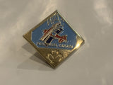 WAC Red Deer Canada 1988 Airplane Lapel Hat Pin BK