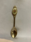 Keremeos British Columbia Rose Flower Souvenir Spoon