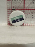 Salty Lady Button Pinback
