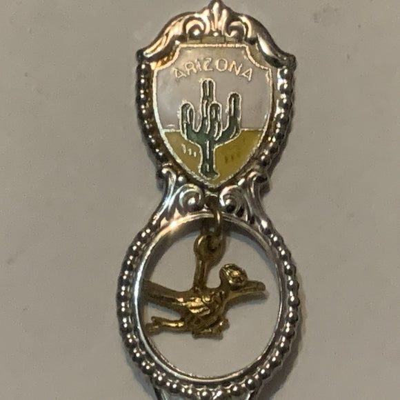Arizona Road Runner Bird Collectable Souvenir Spoon DI