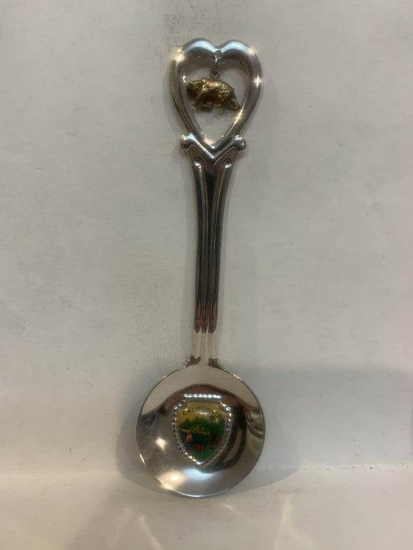 California Emblem Bear Souvenir Spoon