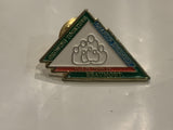 Villa De/ Town of Beaumont Logo Slogan Lapel Hat Pin BK