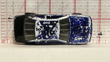 Black Blue Racer 1989 Hot Wheels Diecast Car
