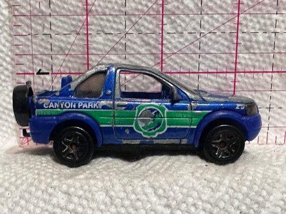Blue Canyon Park Land Rover Freelander 1998 Matchbox Diecast Car
