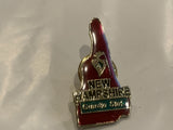 New Hampshire Granite State Lapel Hat Pin BK