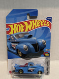 Blue '40 Ford Pickup HW Drag Strip 1/10 181/250 HCV92 2021 Hot Wheels Diecast Car