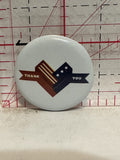 Veterans Thank You USA Button Pinback