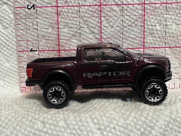 Red Raptor '17 Ford F-150 Hot Wheels Diecast Car