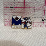 Marmot Basin Jasper Alberta Mouse Mascot  Lapel Pin