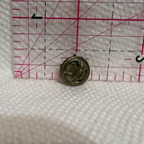 Red Circle Arrow Line  Lapel Pin