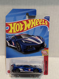 Blue Corvette C8.R Then and Now 1/10 190/250 HCT73 2021 Hot Wheels Diecast Car