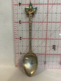 Toronto Ontario Canada Beaver Maple Leaf Souvenir Spoon