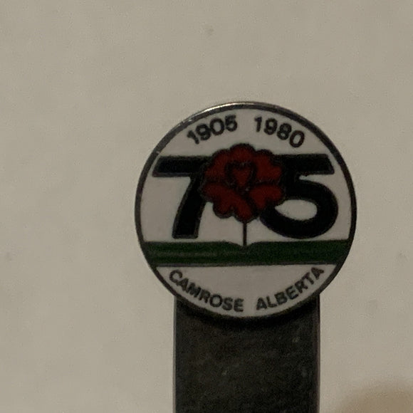 Camrose 75th 1905 1980 Alberta  Collectable Souvenir Spoon DJ