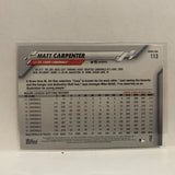#113 Matt Carpenter St Louis Cardinals 2020 Topps Series 1 Baseball Card ID