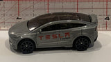Grey Tesla Model X DTX01 Hot Wheels Toy Diecast Car
