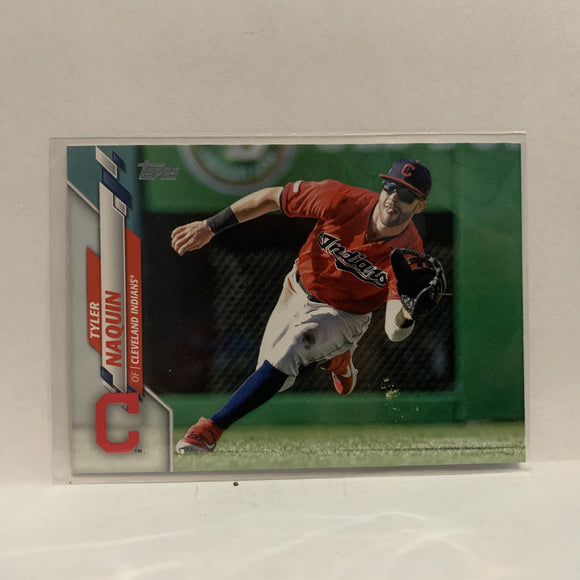 #291 Tyler Naquin Cleveland Indians 2020 Topps Series 1 Baseball Card ID
