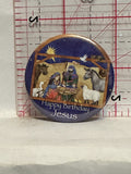 Happy Birthday Jesus Nativity Button Pinback