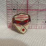 Alberta Convention 2013 Crown Jewels  Lapel Pin
