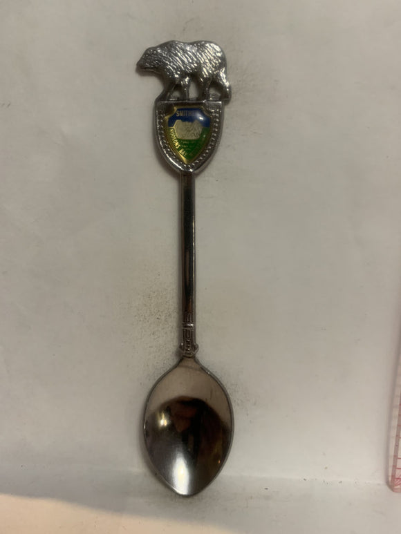 Smithers Hudson Bay Mountain BC Bear Souvenir Spoon