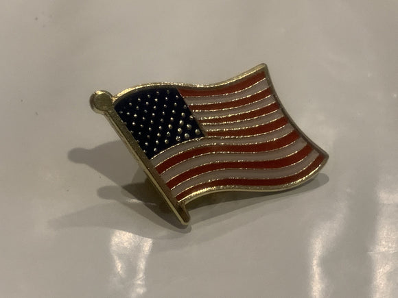 USA American Flag Lapel Hat Pin DR