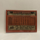 #679 Britt Burns Chicago White Sox 1986 Topps Baseball Card ID