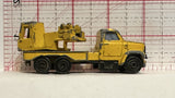 Yellow Crane Truck 1/100 Majorette Diecast Car