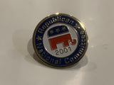 Republican National Committee 2001 Lapel Hat Pin BL