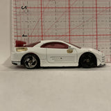 White Mcdonalds Stock Racer ©2003 Hot Wheels Diecast Car DK