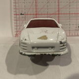 White Mcdonalds Stock Racer ©2003 Hot Wheels Diecast Car DK