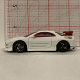 White Mcdonalds Stock Racer ©2003 Hot Wheels Diecast Car DK