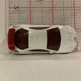 White Mcdonalds Stock Racer ©2003 Hot Wheels Diecast Car DK
