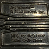 White Mcdonalds Stock Racer ©2003 Hot Wheels Diecast Car DK