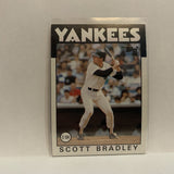 #481 Scott Bradley New York Yankees 1986 Topps Baseball Card ID