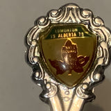 First National Square & Round Dance Convention Edmonton 1978 Collectable Souvenir Spoon DJ