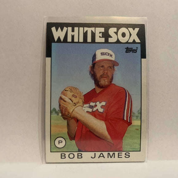 #467 Bob James Chicago White Sox 1986 Topps Baseball Card ID