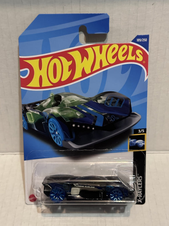 Black Turbine Sublime X-Raycers 3/5 189/250 HCT30 G1 2021 Hot Wheels Diecast Car