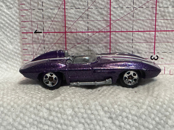 Purple Corvette Stingray 2002 Hot Wheels Diecast Car