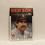 #443 Bill Buckner Boston Red Sox 1986 Topps Baseball Card ID