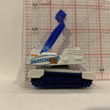 White Demolition Machine ©2000 Matchbox Diecast Car DK