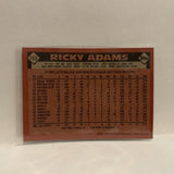 #153 Ricky Adams San Francisco Giants 1986 Topps Baseball Card IE