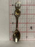 Medicine Hat Alta Alberta Native Chief Rose Souvenir Spoon